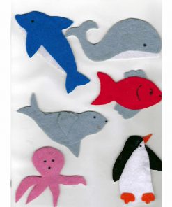 Velcro-pins animals marins