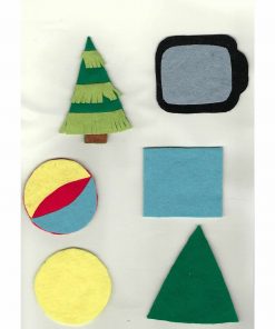 Velcro-pins las formas de las cosas