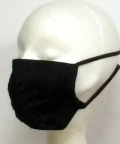Mascarilla Pliegos Arnés Negracon pinza para nariz