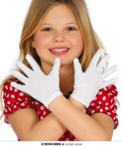 GUANTS BLANCS INFANTILS 17 CMS.