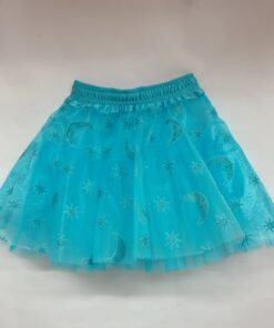 FALDILLA LLUNES TURQUESES / LLARG 40 CMS. FORMA CAPA