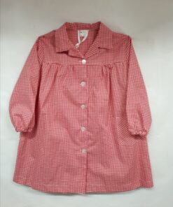 BATA ABIERTA CON CUELLO ROJA
