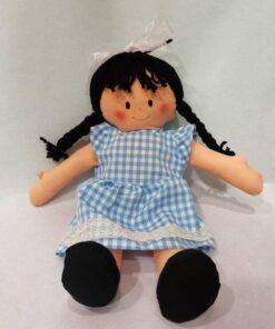 MUÑECA DE TRAPO ANGELINA / MEDIDA 45 CMS.