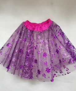 FALDILLA TUL LILA / LLARG 40 CMS. FORMA CAPA