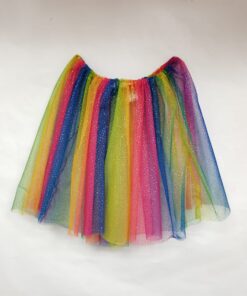 FALDILLA TUL MULTICOLOR / LLARG 40 CMS. FORMA FRUNZIDA