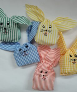 CONEJITO DE PASCUA PORTA HUEVOS COLORES