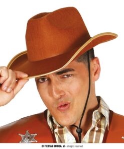 SOMBRERO VAQUERO MARRÓN