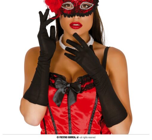 GUANTES NEGROS 42 CMS.