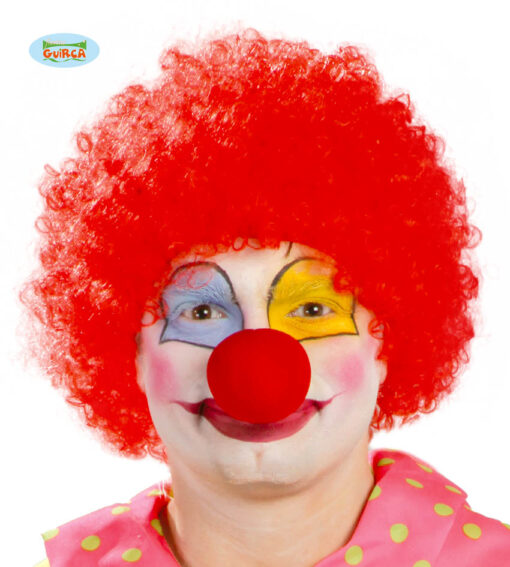 PELUCA RIZOS ROJA PAYASO