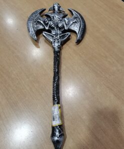 HACHA DOBLE HOJA ESQUELETOS 53 CMS.