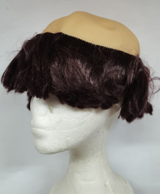 CALVA MONJE CON CABELLO