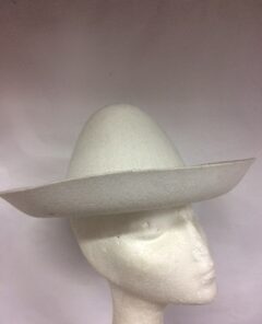 SOMBRERO FIELTRO BLANCO