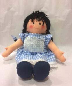 MUÑECA DE TRAPO ANGELINA / MEDIDA 45 CMS.