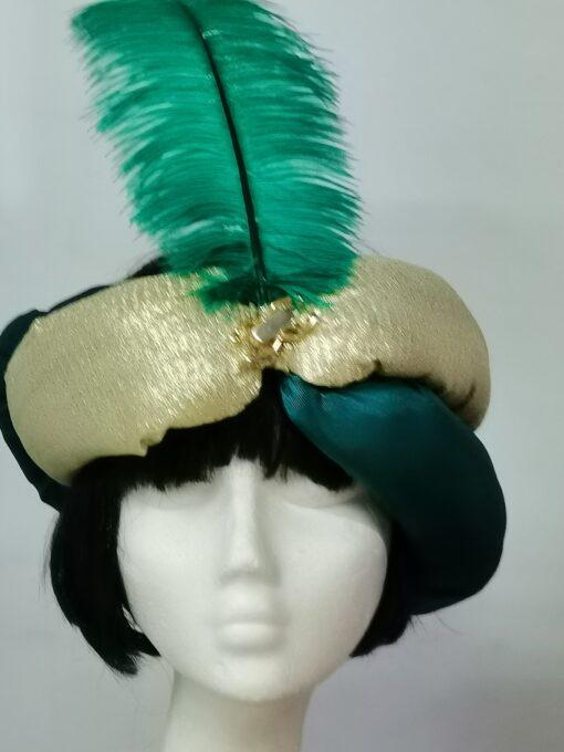 TURBANTE REY / PAJE INFANTIL VERDE