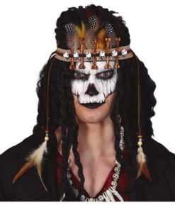 DIADEMA VOODOO CON PLUMAS