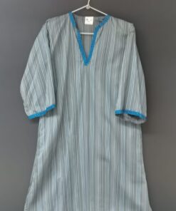 TUNICA HEBREU RATLLES BLAU GRIS