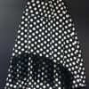 F201 FALDILLA FLAMENCA NEGRE TOPO BLANC TALLA S LLARG 85 CMS-ArtesaniesCarmePiquet-acpiquet.com