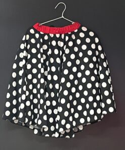 FALDILLA CAPA TOPOS AMB TUL LLARG 55 CMS