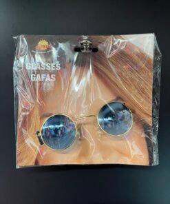 GAFAS HIPPIE PEQUEÑAS AZULES ESTILO ELTON
