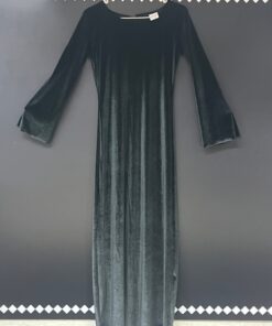 VESTIT LLARG CENYIT  VELLUT NEGRE