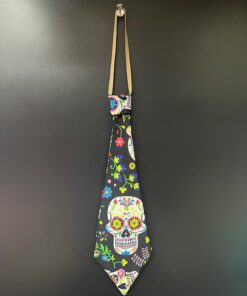 CORBATA CALAVERA FLORS